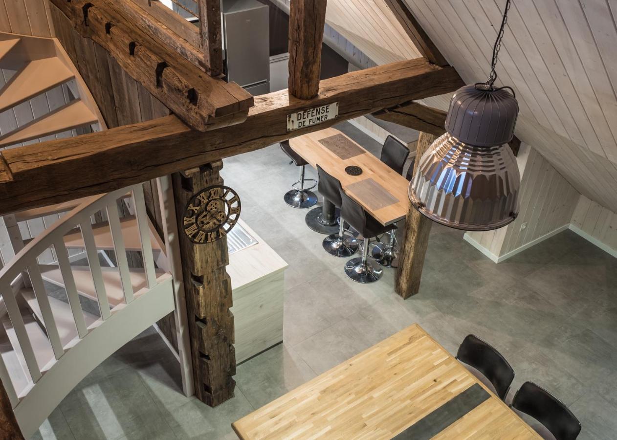 Appartement Style Industriel Avec Terrasse جيفيه المظهر الخارجي الصورة